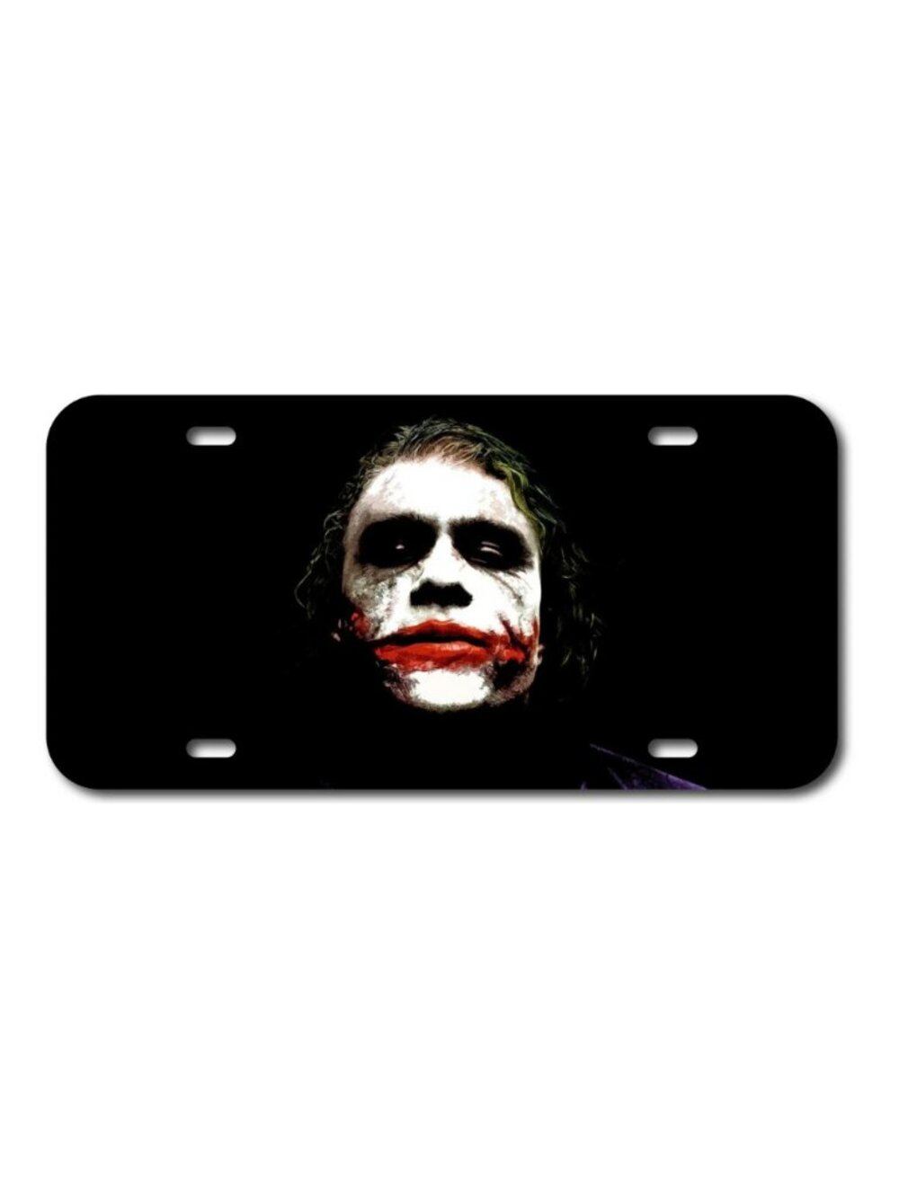 JOKER BATMAN DARKNIGHT PLASTIC LICENSE PLATE FRONT AUTO USA MADE CAR TRUCK